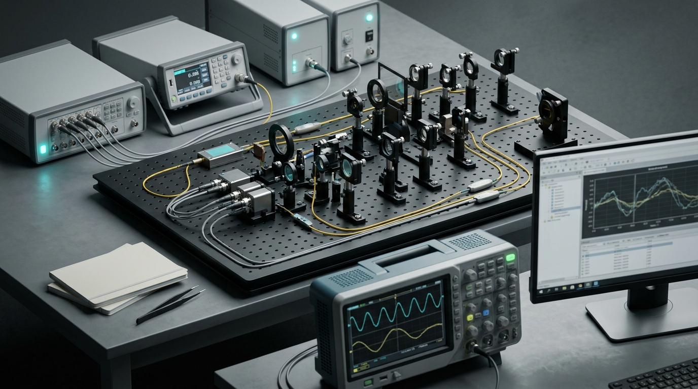 Engineering visualization of an optical measurement and evidence chain